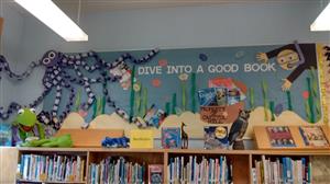 dive into a good book 